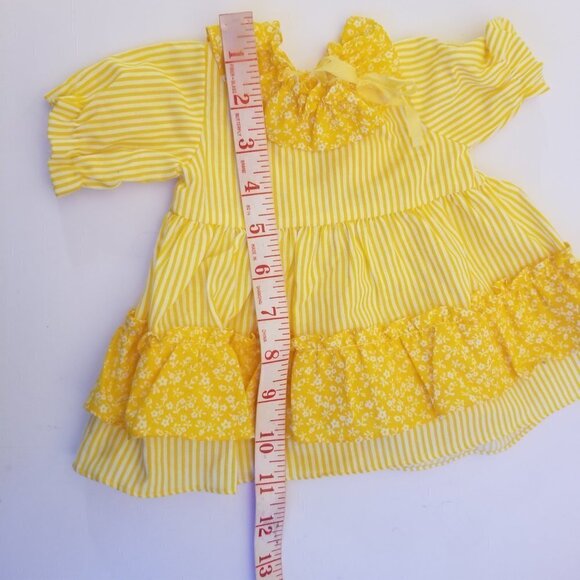 Baby Doll Clothes Dress, Sleeper, Two Piece Outfit, Two Raincoats, One Rain Hat - Picture 6 of 12